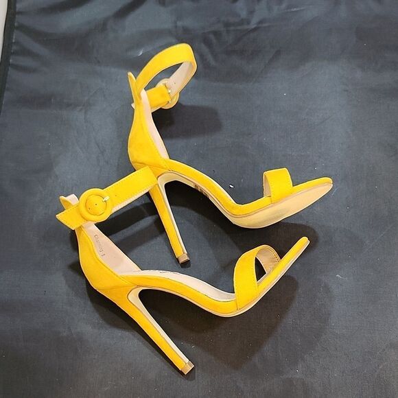 BRAND NEW HERSTYLE CHARMING- ANKLE STRAP ROUNDED BUCKLE OPEN TOE STILETT… - Picture 10 of 16